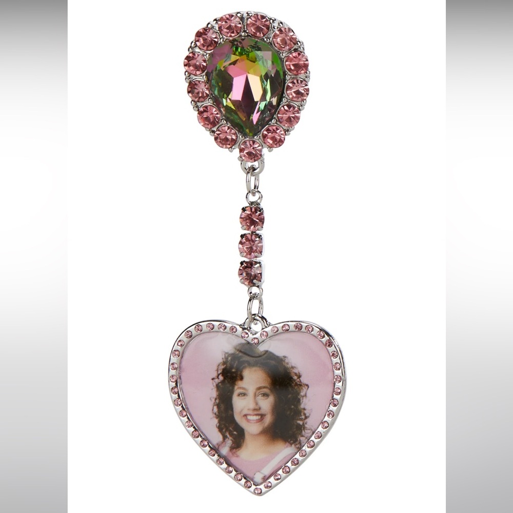 Clueless Rhinestone Tai Earrings - Picture 4 of 4